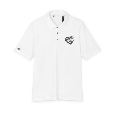 Faith Culture - Jesus Heart - Christian Unisex Performance Polo by adidasĀ®