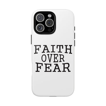 Faith Culture β Faith Over Fear Christian Tough Phone Case