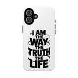 Faith Culture β I am the Way the Truth the Life Christian Tough Phone Case iPhone 16 Plus Glossy