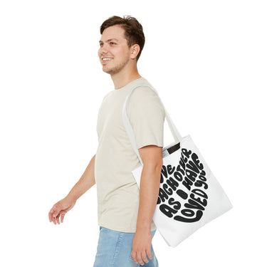 Faith Culture - Serve One Another in Love Christian Tote Bag - Galatians 5:13 Bible Verse