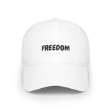 Faith Culture – Freedom Christian Baseball Cap | Bold Statement of Liberty in Christ White One size