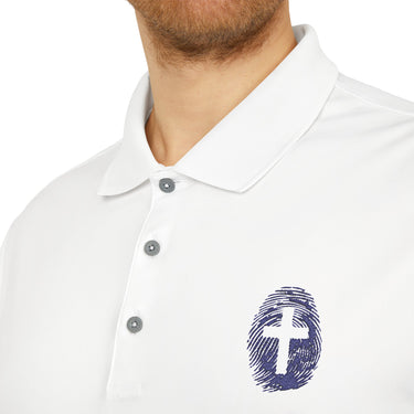 Faith Culture - Identity in Christ - Christian Unisex Performance Polo by adidas® White