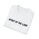 Faith Culture – Spirit of the Lord Unisex T-Shirt – White | Christian Freedom Tee Inspired by 2 Corinthians 3:17