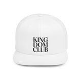 Faith Culture - Kingdom Club - Christian Snapback Hat, Flat Bill Cap for Men and Women One size White