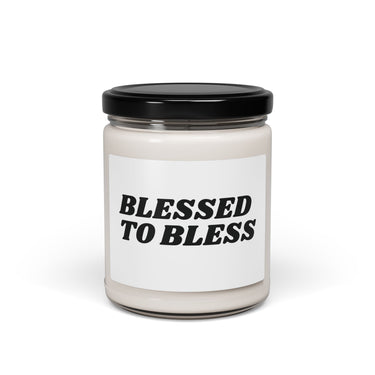 Faith Culture - Blessed to Bless Christian Soy Candle Thanksgiving Gift Eco-Friendly Home Décor 9oz Apple Harvest 9oz