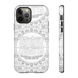 We Love Because He First Loved Us Christian Tough Phone Case iPhone 12 Pro Matte