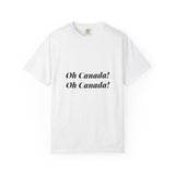 Faith Culture - Oh Canada! Unisex T-Shirt – White | National Anthem-Inspired Tee