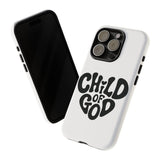 Faith Culture β I Am a Child of God Christian Tough Phone Case iPhone 15 Pro Matte