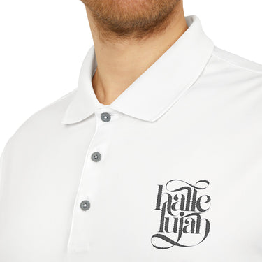 Faith Culture - Hallelujah - Christian Unisex Performance Polo by adidasĀ®
