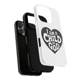Faith Culture β I Am a Child of God Christian Tough Phone Case iPhone 16 Pro Matte