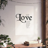 Faith Culture - See What Kind of Love Christian Poster 1 John 3:1 Scripture Wall Art