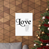 Faith Culture - See What Kind of Love Christian Poster 1 John 3:1 Scripture Wall Art