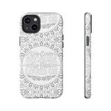 We Love Because He First Loved Us Christian Tough Phone Case iPhone 14 Plus Matte