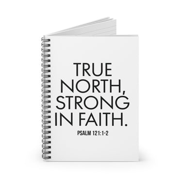 True North Strong in Faith Christian Journal | Psalm 121:1-2 Scripture Notebook