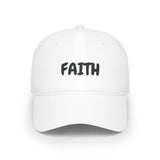 Faith Culture – FAITH Christian Baseball Cap | Bold Simplicity, Everyday Witness White One size