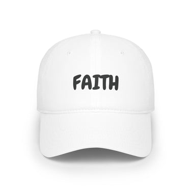 Faith Culture – FAITH Christian Baseball Cap | Bold Simplicity, Everyday Witness White One size