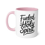 Faith Culture - Fueled by the Holy Spirit - Christian Accent Coffee Mug, 11oz