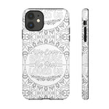 We Love Because He First Loved Us Christian Tough Phone Case iPhone 11 Matte