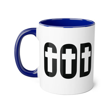 Faith Culture - GOD of the Cross - Christian Accent Coffee Mug, 11oz