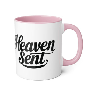 Faith Culture - Heaven Sent - Christian Coffee Mug, 11oz Pink 11oz