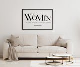 Framed artwork above a beige sofa in a minimalistic living room.