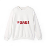 Faith Culture – Oh Canada Crewneck Sweatshirt – White | Classic Anthem-Inspired Pullover White