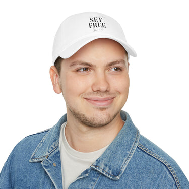 Faith Culture – Set Free John 8:36 Christian Baseball Cap | Inspirational Cotton Hat for Everyday Wear