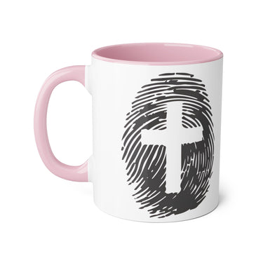 Faith Culture - Marked by the Cross - Christian Accent Coffee Mug, 11oz