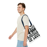 Faith Culture - Serve One Another in Love Christian Tote Bag - Inspirational Bible Verse Galatians 5:13