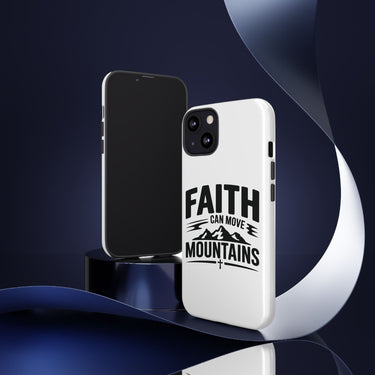 Faith Culture – Faith Can Move Mountains Christian Tough Phone Case iPhone 13 Glossy
