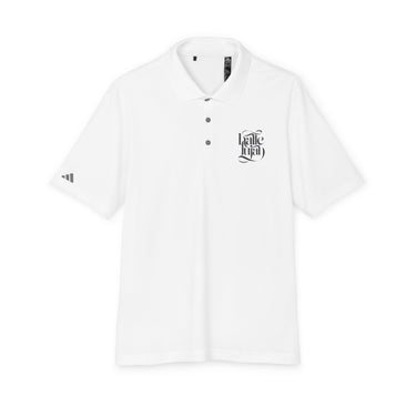 Faith Culture - Hallelujah - Christian Unisex Performance Polo by adidasĀ® White