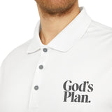 Faith Culture - God's Plan - Christian Unisex Performance Polo by adidasĀ®