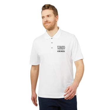 Faith Culture - Saved by His Grace - Christian Unisex Performance Polo by adidas®