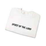 Faith Culture β Spirit of the Lord Unisex Crewneck Sweatshirt β White | Christian Comfort Sweatshirt Inspired by 2 Corinthians 3:17
