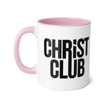 Faith Culture - Christ Club - Christian Accent Coffee Mug, 11oz