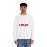Faith Culture – Oh Canada Crewneck Sweatshirt – White | Classic Anthem-Inspired Pullover