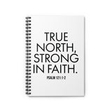 True North Strong in Faith Christian Journal | Psalm 121:1-2 Scripture Notebook One Size