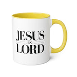Faith Culture - Jesus Is Lord - Christian Accent Coffee Mug, 11oz