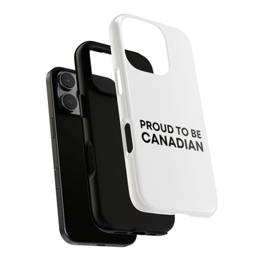 Faith Culture – Proud to Be Canadian Phone Case | Minimalist Canada Day Accessory for All Phones iPhone 16 Pro Glossy