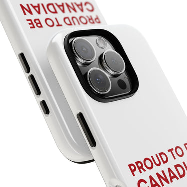 Faith Culture – Proud to Be Canadian Phone Case | Minimalist Canada Day Accessory for All Phones