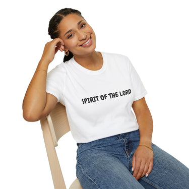 Faith Culture – Spirit of the Lord Unisex T-Shirt – White | Christian Freedom Tee Inspired by 2 Corinthians 3:17