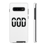 Faith Culture – GOD with Crosses Christian Tough Phone Case Samsung Galaxy S10 Plus Glossy