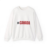 Faith Culture – Eh Canada Crewneck Sweatshirt – White | Playful Canadian Pride Pullover