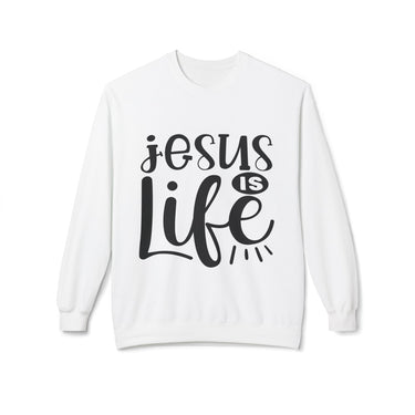 Faith Culture - Jesus Is Everything Christian Crewneck Sweatshirt – White | Bold Faith Pullover White