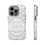 We Love Because He First Loved Us Christian Tough Phone Case iPhone 14 Pro Matte