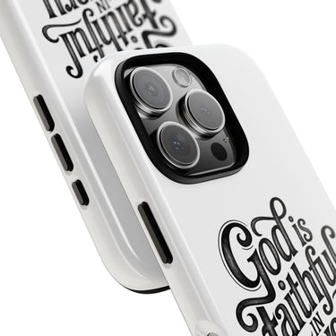 Faith Culture β God Is Faithful in Every Season Christian Tough Phone Case iPhone 16 Pro Glossy