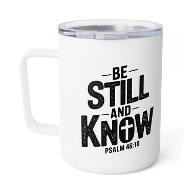 Faith Culture – Be Still and Know (Psalm 46:10) – Christian Coffee and Tea Mug, 10oz