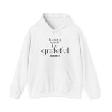 Be Grateful Christian Hoodie | Colossians 3:15 - Faith Culture
