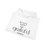 Be Grateful Christian Hoodie | Colossians 3:15 - Faith Culture