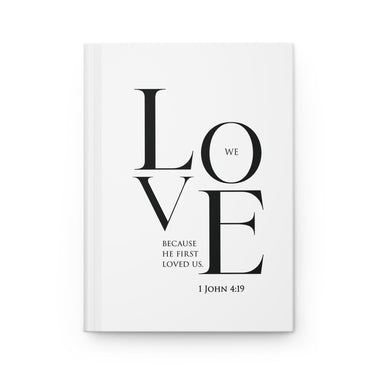 Faith Culture - Beloved by God - 1 John 4:19 - Christian Hardcover Journal Matte Journal
